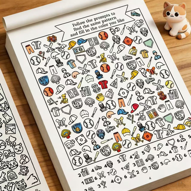 Kids Education Activities - 32ページの探して見つけようアクティビティブック | 子供向けの見つけと色探しブック | 教育パズルブック
