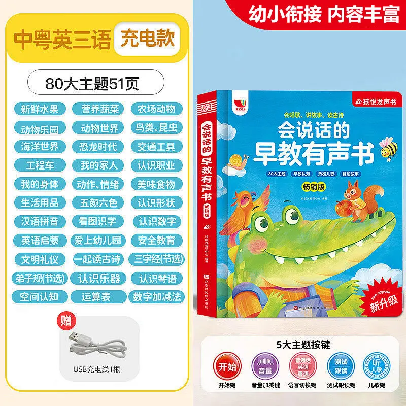 「広府童謡」シリーズ：触って音が出る絵本、指で操作する知育絵 - Kids Education Rhymes のレビューと価格